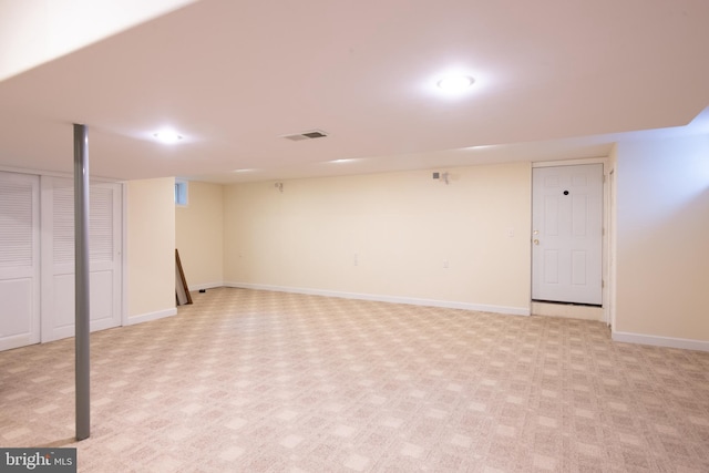 1905 Reading Blvd, Reading, PA 19609 - finished basement with baseboards and recessed lighting
