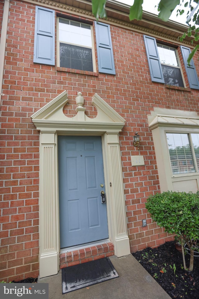 11 Bryce Ct, Baltimore, MD 21236 - view of exterior entry featuring brick siding
