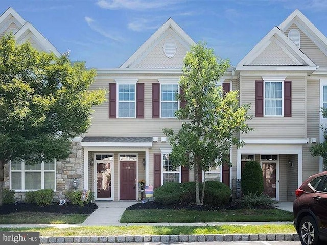 103 Raphael Ct, Williamstown, NJ 08094 - view of front of home with stone siding