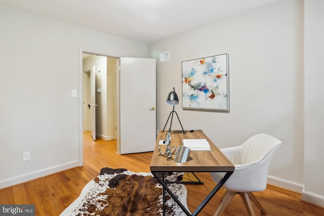 1407 Crestridge Dr, Silver Spring, MD 20910 - office with light wood-type flooring and baseboards
