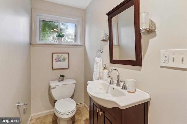 1407 Crestridge Dr, Silver Spring, MD 20910 - half bathroom featuring vanity and toilet