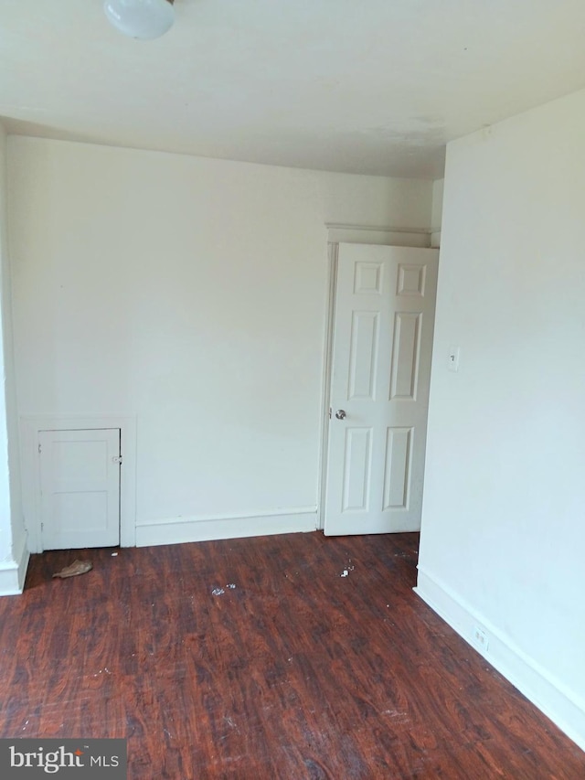 201 N 7th St, Darby, PA 19023 - spare room with baseboards and wood finished floors