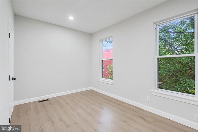 1635 Montpelier St, Baltimore, MD 21218 - spare room featuring wood finished floors and recessed lighting