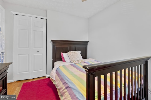 9258 Pirates Cv, Columbia, MD 21046 - bedroom featuring light wood-style floors and a closet