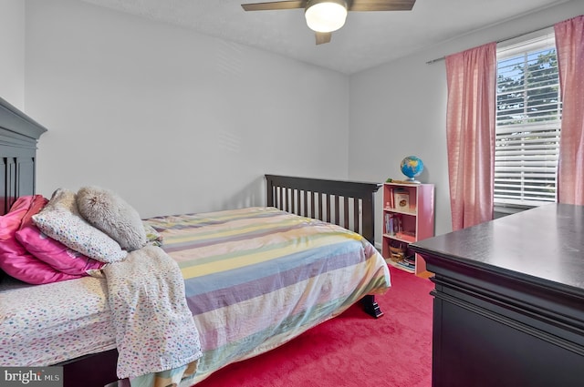 9258 Pirates Cv, Columbia, MD 21046 - bedroom with carpet floors and a ceiling fan