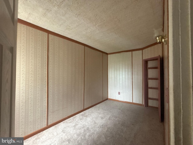 1110 E 11th St, Crum Lynne, PA 19022 - carpeted spare room featuring a textured ceiling