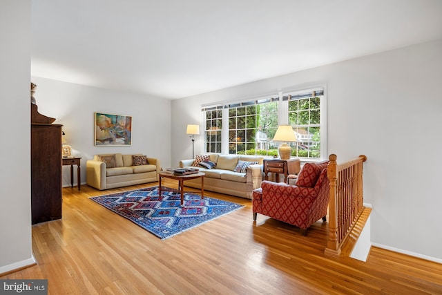 8306 Winslow Ave, Springfield, VA 22152 - living room with wood finished floors