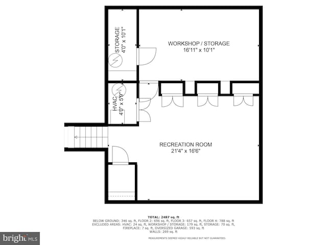 8306 Winslow Ave, Springfield, VA 22152 - view of home floor plan