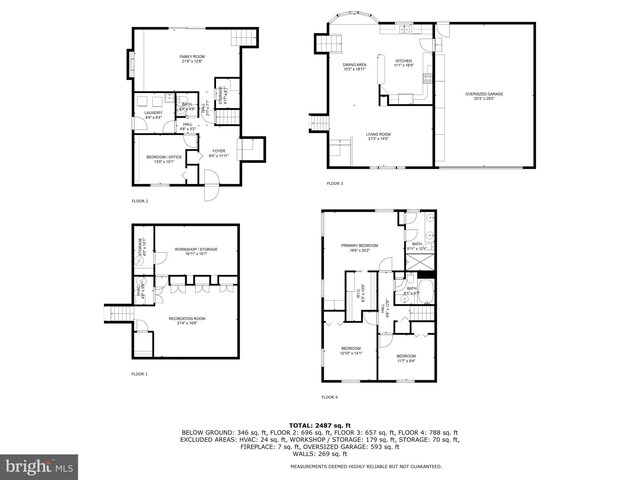 8306 Winslow Ave, Springfield, VA 22152 - view of home floor plan