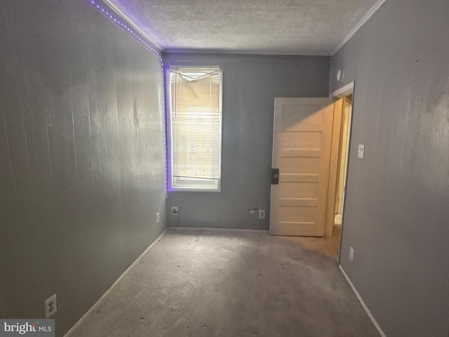 1115 E 11th St, Crum Lynne, PA 19022 - spare room with a textured ceiling and ornamental molding