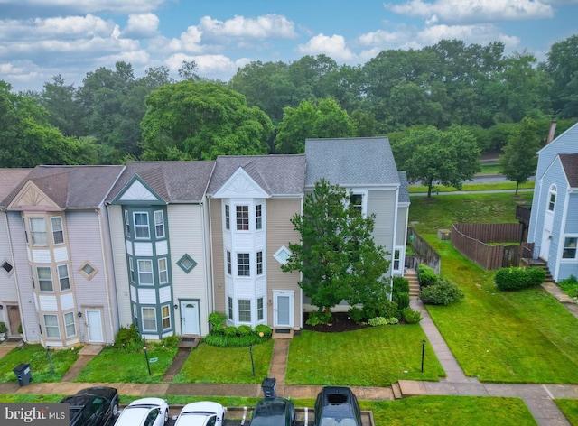 3436 Caledonia Cir, Woodbridge, VA 22192 - view of front of home with a front lawn