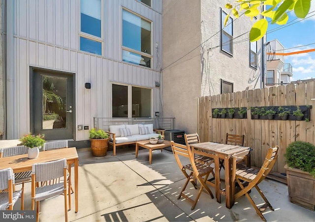 2538 W Girard Ave Unit A, Philadelphia, PA 19130 - view of patio / terrace with outdoor dining area and an outdoor hangout area