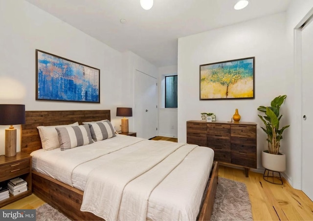 2538 W Girard Ave Unit A, Philadelphia, PA 19130 - bedroom with light wood-style floors