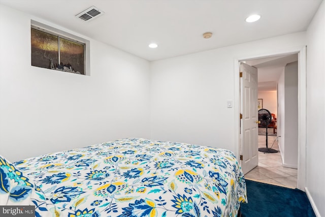 9505 Columbia Blvd, Silver Spring, MD 20910 - bedroom featuring tile patterned flooring and recessed lighting