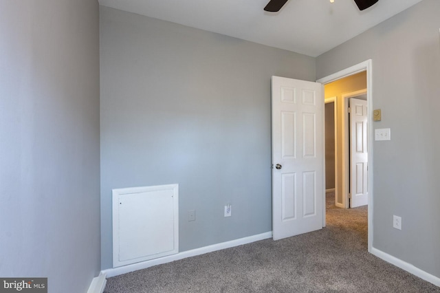 1537 Havilland Pl, Frederick, MD 21702 - spare room with a ceiling fan and carpet