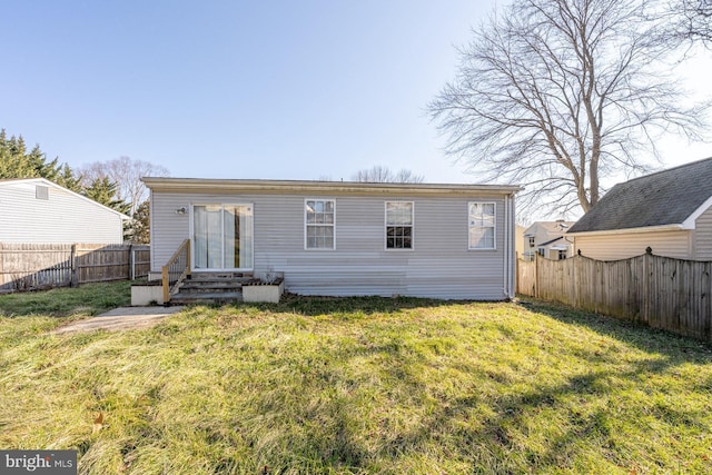 1537 Havilland Pl, Frederick, MD 21702 - back of property featuring a fenced backyard and entry steps