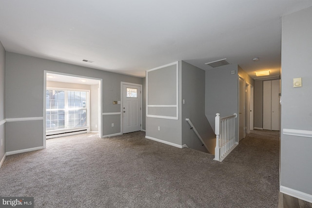 1537 Havilland Pl, Frederick, MD 21702 - empty room featuring a baseboard radiator and carpet floors