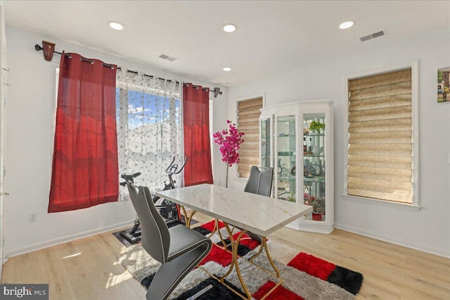 121 Kyle Way, Ewing, NJ 08628 - office area featuring wood finished floors and recessed lighting
