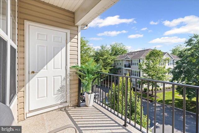 121 Kyle Way, Ewing, NJ 08628 - balcony with a residential view