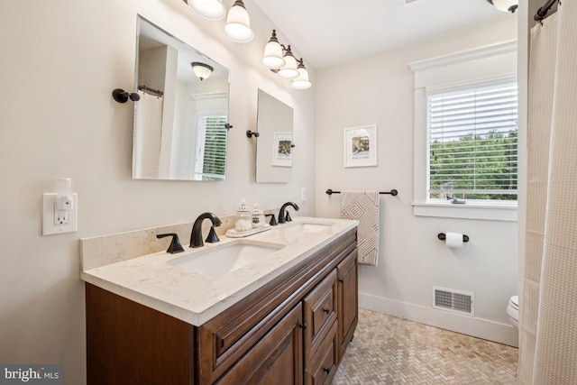 236 Carriage Hill Dr, Moorestown, NJ 08057 - full bath featuring double vanity and baseboards
