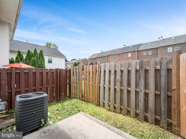 2635 Limestone Ct, Winchester, VA 22601 - fenced backyard with a patio area and a residential view