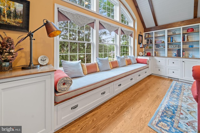 4105 Meadow Ln, Newtown Square, PA 19073 - living area featuring light wood finished floors and wooden ceiling