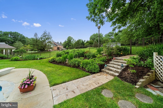 4105 Meadow Ln, Newtown Square, PA 19073 - fenced backyard featuring view of wooded area