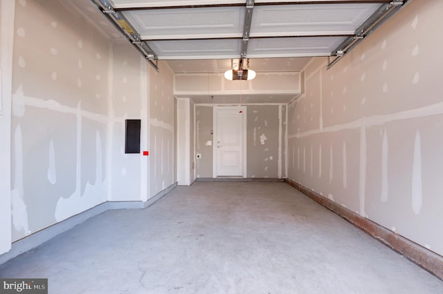 43792 Middleway Ter, Ashburn, VA 20147 - garage with a garage door opener and electric panel