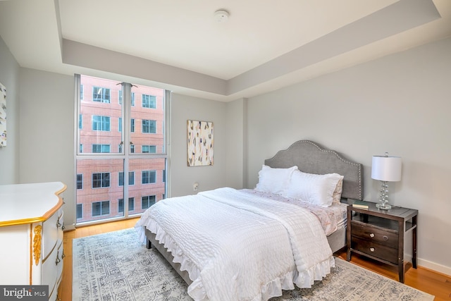 1025 1st St SE Unit 713, Washington, DC 20003 - bedroom with light wood-style floors and baseboards