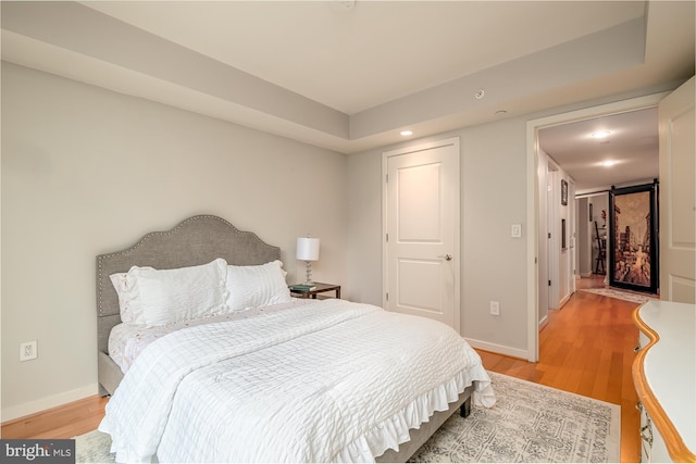 1025 1st St SE Unit 713, Washington, DC 20003 - bedroom with light wood finished floors and recessed lighting