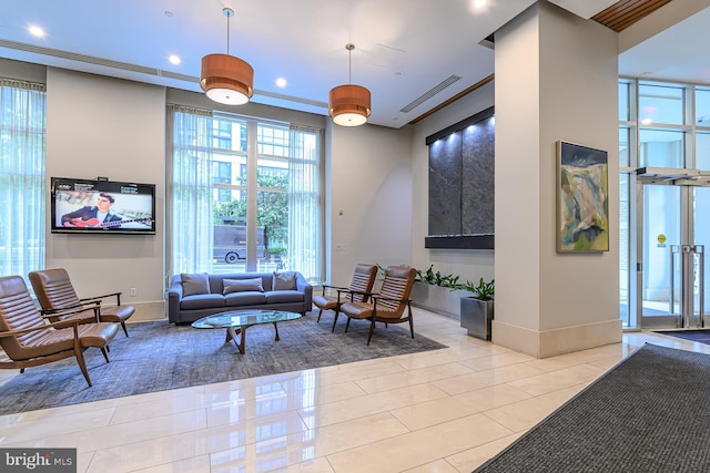 1025 1st St SE Unit 713, Washington, DC 20003 - lobby with recessed lighting