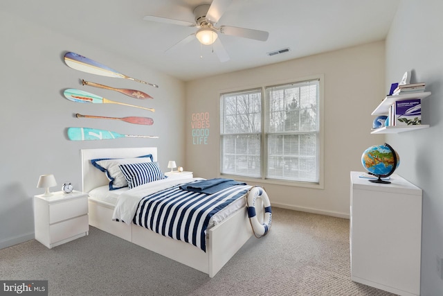 14 Doolin Ln, Rehoboth Beach, DE 19971 - bedroom with carpet flooring and ceiling fan