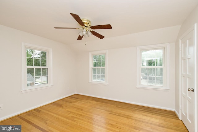 6016 N Kings Hwy, Alexandria, VA 22303 - unfurnished room featuring plenty of natural light, light wood finished floors, and ceiling fan