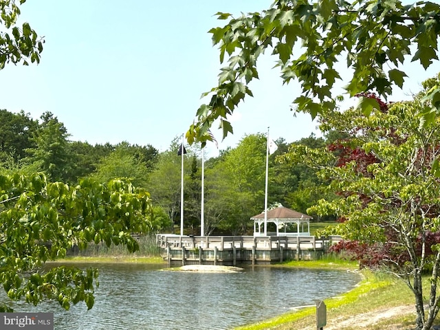 107 Deerfield, Manahawkin, NJ 08050 - water view featuring a gazebo