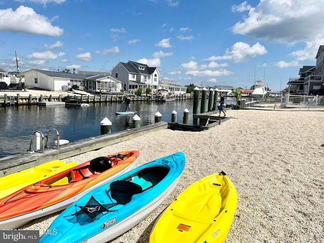 813 Forepeak Dr, Forked River, NJ 08731 - dock with a water view