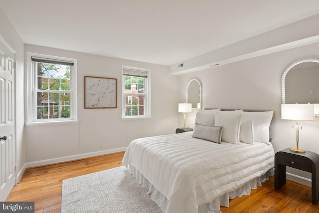 4803 27th Rd S, Arlington, VA 22206 - bedroom featuring light wood-style floors and multiple windows