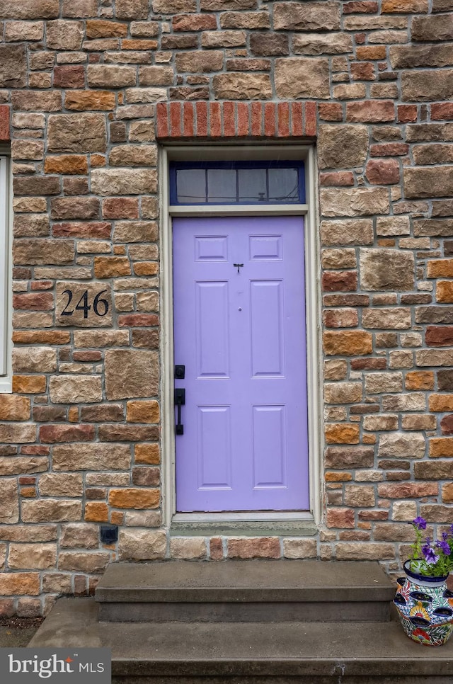246 Marietta Ave, Mount Joy, PA 17552 - view of exterior entry featuring brick siding