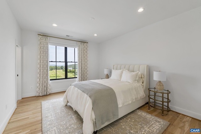 310 Goodloe Ln, Afton, VA 22920 - bedroom featuring light wood finished floors and recessed lighting