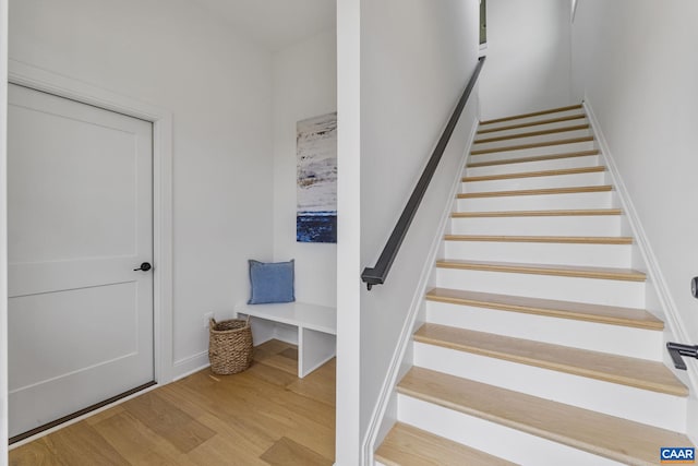 310 Goodloe Ln, Afton, VA 22920 - stairs featuring wood finished floors and baseboards