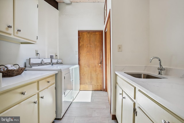 709 Springloch Rd, Silver Spring, MD 20904 - washroom featuring cabinet space and washing machine and clothes dryer