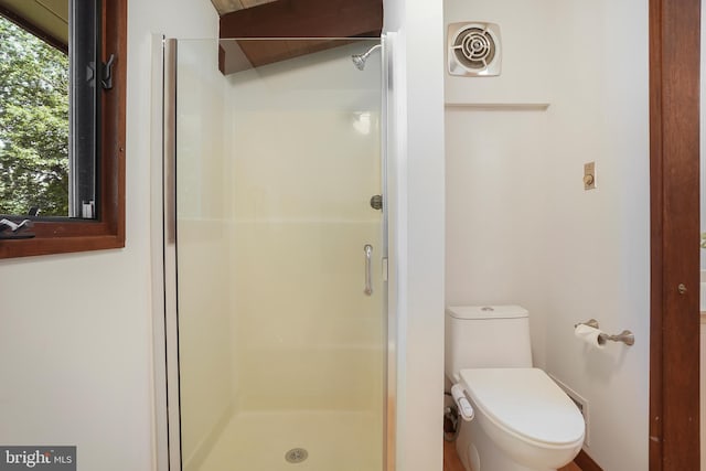 709 Springloch Rd, Silver Spring, MD 20904 - bathroom with a shower stall and toilet