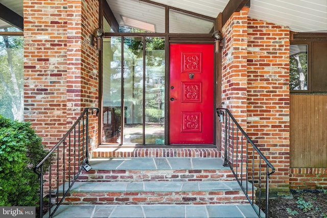 709 Springloch Rd, Silver Spring, MD 20904 - view of exterior entry featuring brick siding