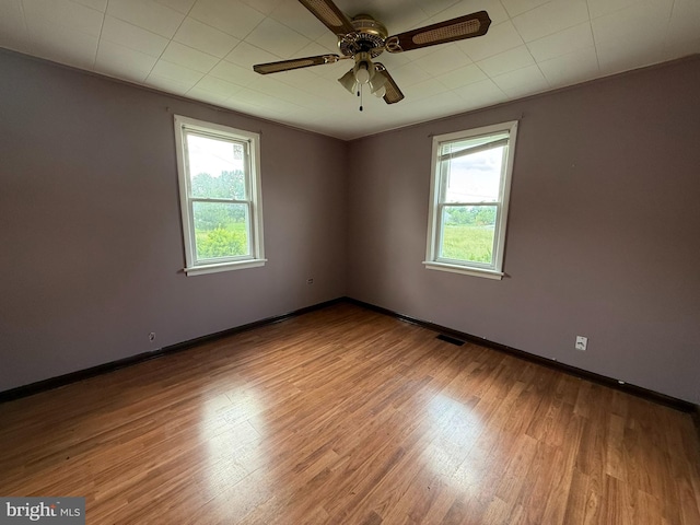 2865 Chambersburg Rd, Gettysburg, PA 17325 - spare room featuring ceiling fan and wood finished floors
