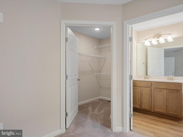 564 Great Oak Ct, Woodstock, VA 22664 - full bathroom featuring double vanity and a spacious closet