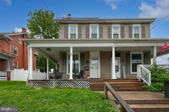 305 N Market St, Elizabethtown, PA 17022 - view of property with covered porch