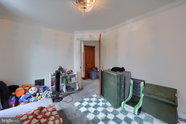 305 N Market St, Elizabethtown, PA 17022 - bedroom featuring carpet flooring and ornamental molding