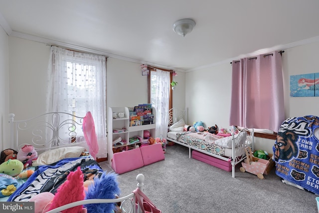 305 N Market St, Elizabethtown, PA 17022 - carpeted bedroom featuring crown molding and multiple windows