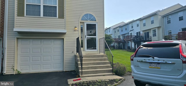 309 Lincoln Ave, Harrisburg, PA 17111 - entrance to property featuring a garage