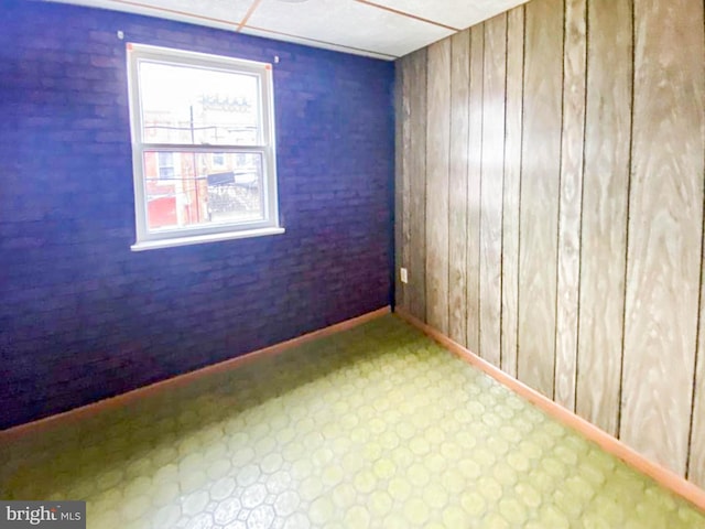 767 Mckean Ave, Donora, PA 15033 - spare room with wooden walls