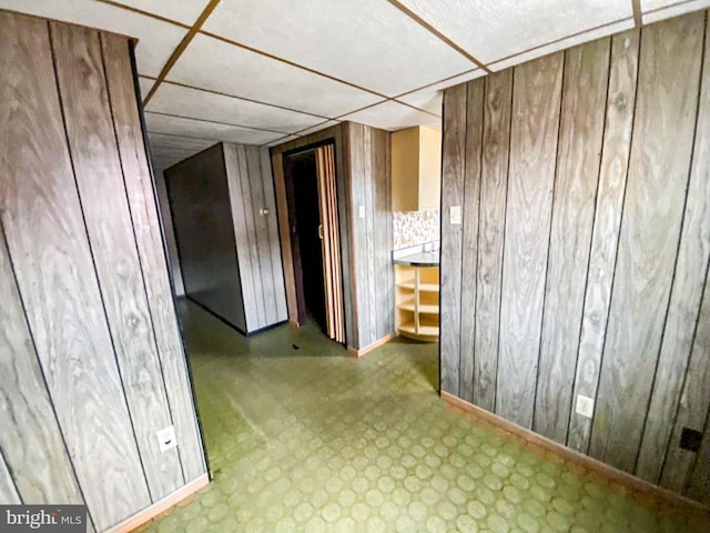 767 Mckean Ave, Donora, PA 15033 - spare room with baseboards and wooden walls